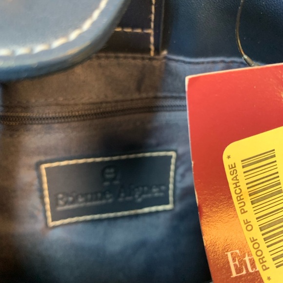 Vintage Etienne Aigner Floral Blue Handbag Tropicana Collection. NWT - Picture 5 of 7